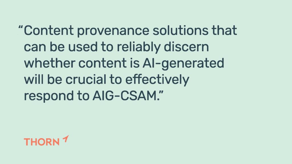 DEPLOY: Release and distribute generative AI models after they have been trained and evaluated for child safety, providing protections throughout the process