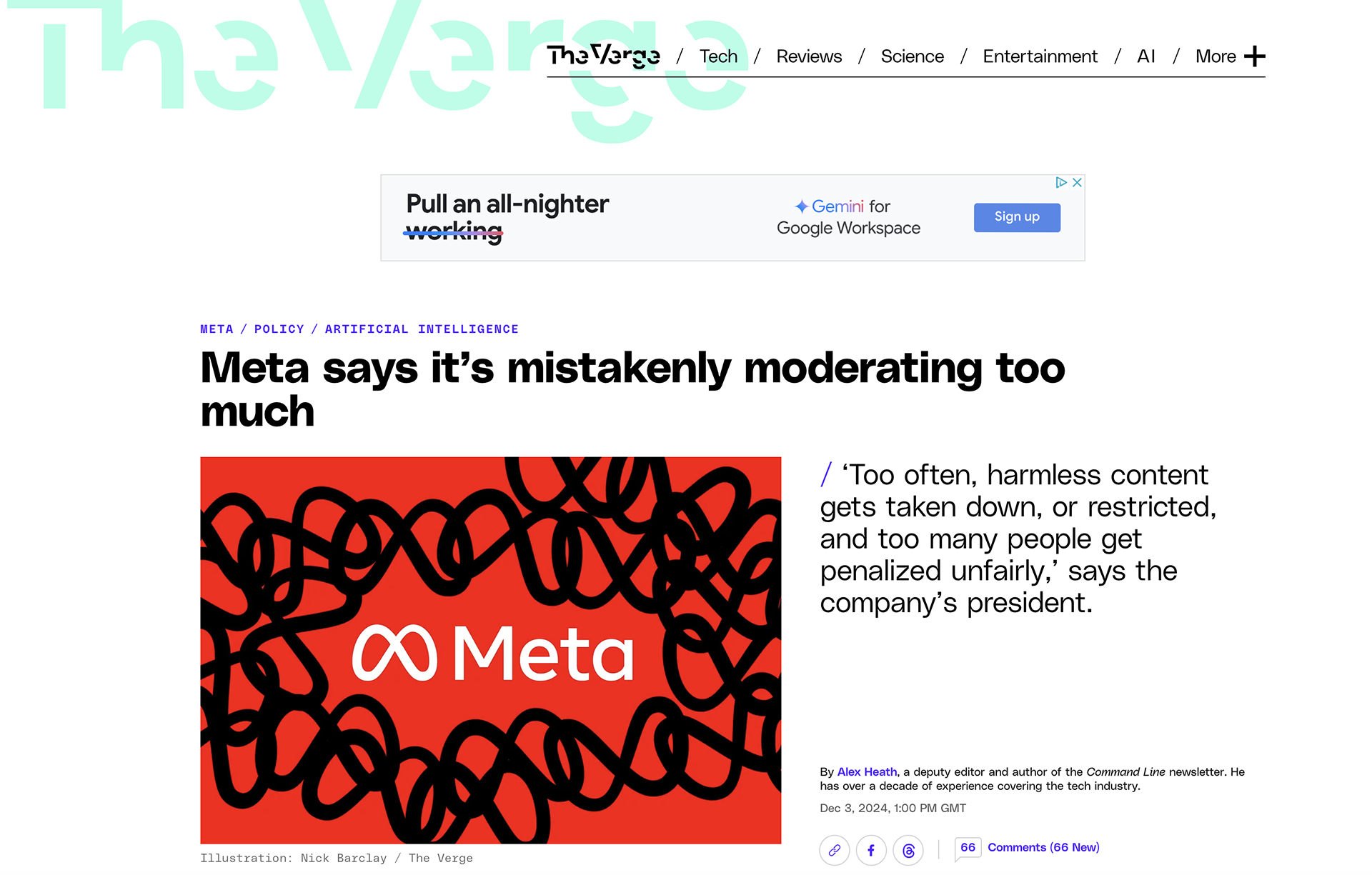 3. Tech journalism: The Verge